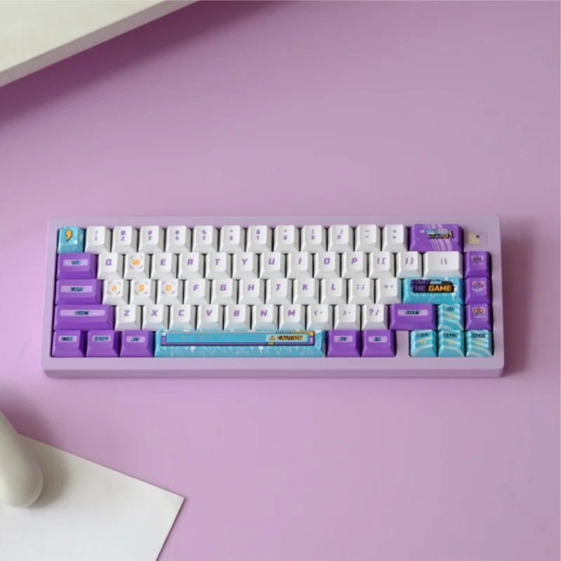 

150-клавишная колпачок для видеоигр Cherry Profile PBT, сублимированные персонализированные колпачки для клавиш Cherry MX Switch, игровая механическая клавиатура