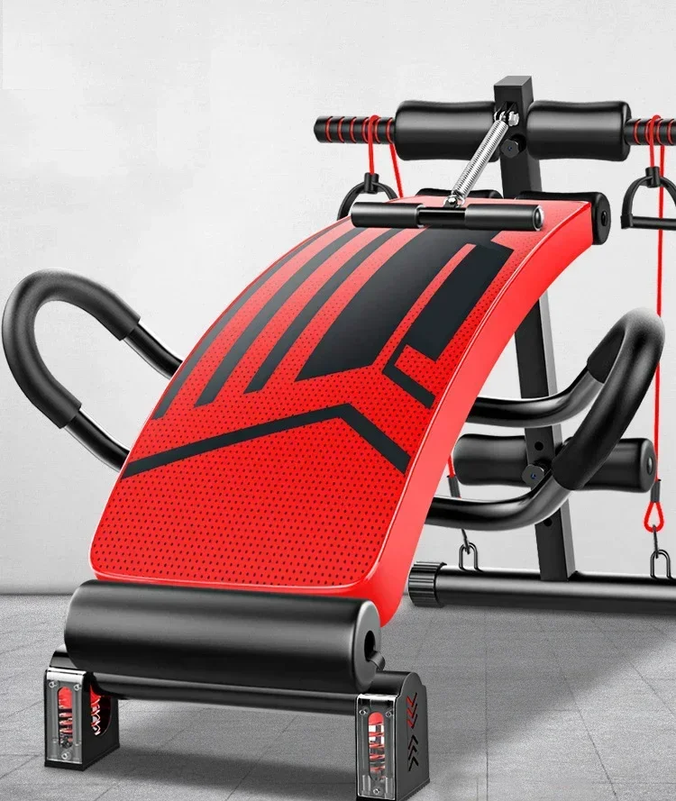 

Multifunctional abdominal curling bench abdominal muscle supine board indoor fitness equipment 177-8 sit-up bench home gym dumbb