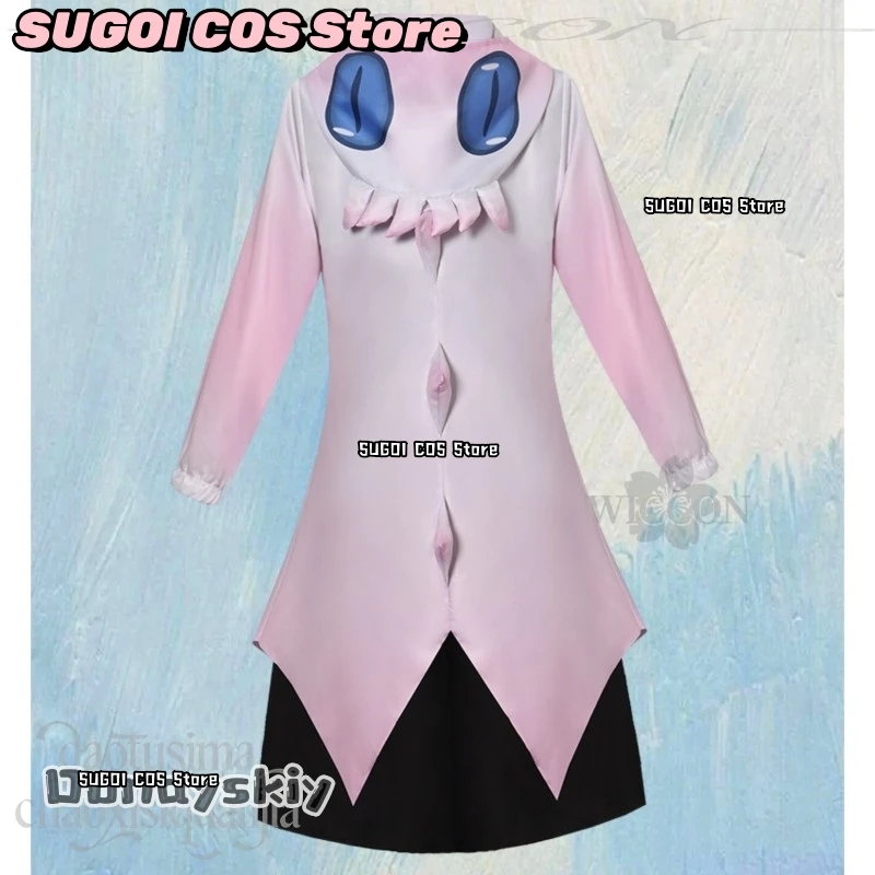 SUGOI @ Kawaii Furry Furrsuit capa degradado rosa bolsa de fantasma de dibujos animados ChristmasAnime Annyaa Crossover Kengar nueva piel disfraz Cosplay