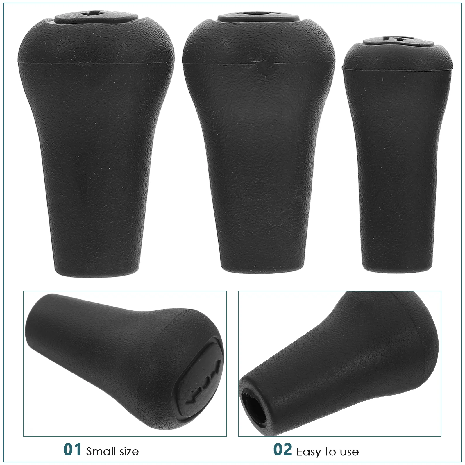 5 Pcs Forklift Accessories Knob Shift Knobs Handball Hydraulic Control Lever Plastic Leverage