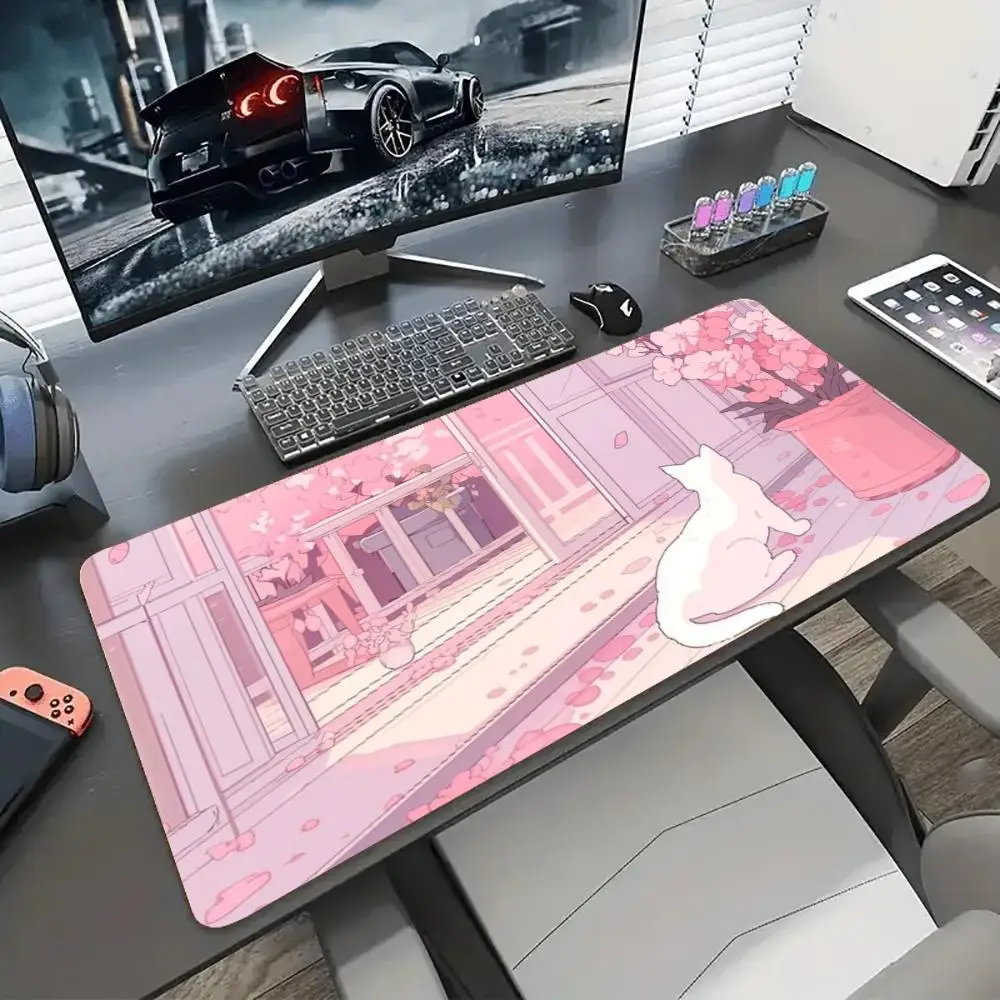 

Коврик для мыши с милым котом, коврик для мыши, настольный коврик, игровые коврики, офисный коврик, аксессуары для геймера, ПК, клавиатура, расширительные коврики, резиновые противоскользящие