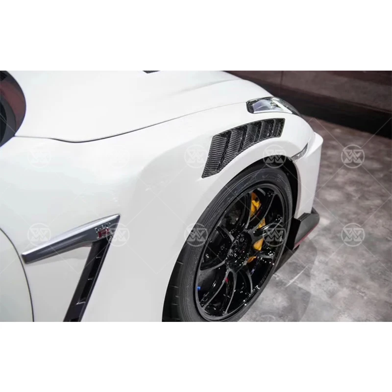 

Carbon Fiber Front Fender Side Air Vent Cover Spoiler Canard Trim For Nissan R35 GTR 350Z 370Z Z33 Z34 Air Intake Body Kit