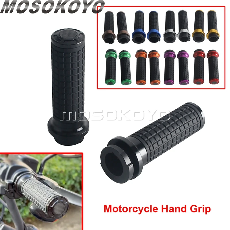 Hand Grips Bagger MX Handlebar Grip Cable Throttle For Harley Softail Springer Deuce Breakout Standard Slim VROD Dyna Sportster