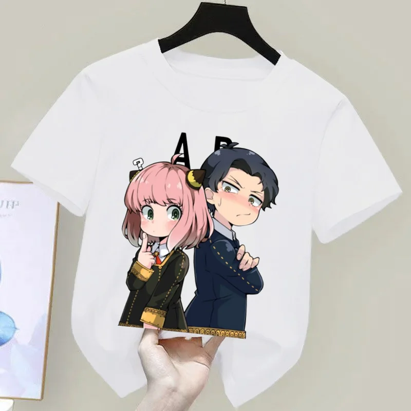 

Fun Cartoon Anime Children's Round Neck Ts-hirt For Boys and Girls Aged 2-12 Casual Fashionable Cute Short Sleeved top