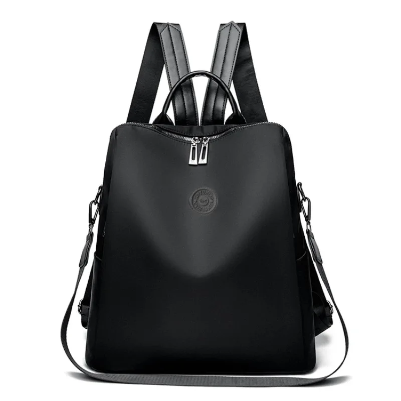 Oxford Cloth Women's Backpack 2026 New Fashion Waterproof Wear-resistant Travel Commuter Large Capacity Bookbag
