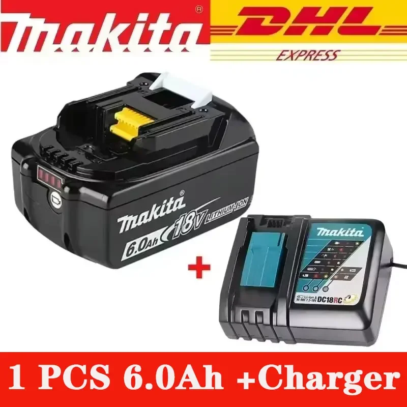 Makita 100% originele DDF487 draadloze boormachine 18V borstelloze elektrische slagschroevendraaier oplaadbaar elektrisch gereedschap