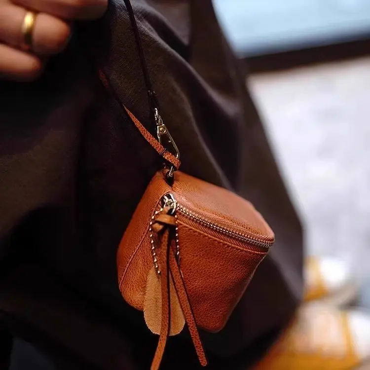Neue Retro Stern Und Mond Schreibwaren Tasche Nussbaum Lagerung Tasche Armband Wasserdicht Schmuck Schlüsselbund Für Frauen Geschenk Großhandel