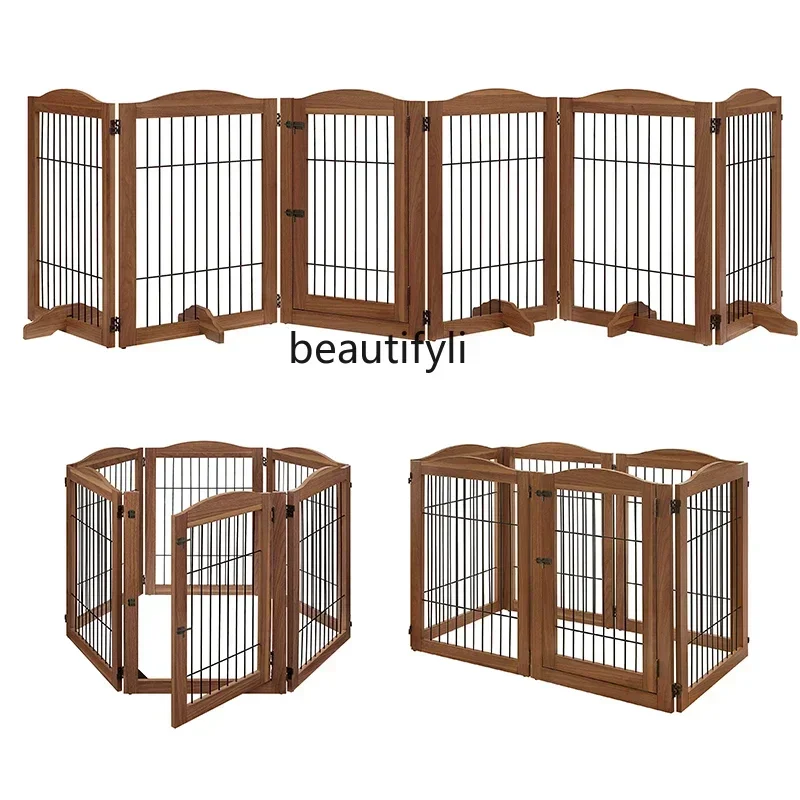 LXPet Fence Dog Fence Free Splicing Small and Medium Dogs Home Folding Anti-Escape Dog CageSSS