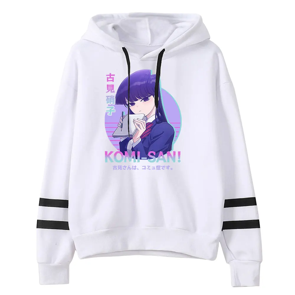 

Komi Can't Communicate Waifu аниме Винтаж 90-х Merch пуловер худи Merch модная Толстовка Свитшот пуловер спортивный костюм одежда