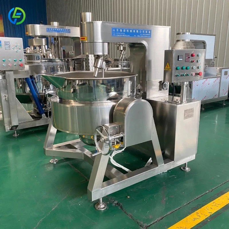 Stainless Steel Jacketed Kettle Tilting Double Planetary Stirring Cooking Pot for Paste FL Customized