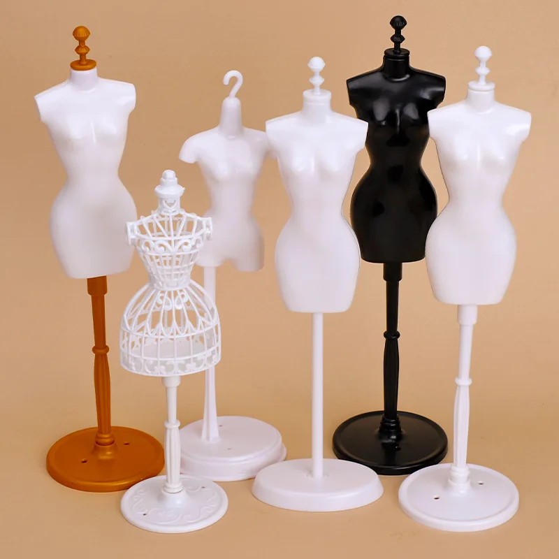 

1:6 Scale Doll Mannequin Stand With Back Support Frame For Diy Clothing Skirt Display Craft Model