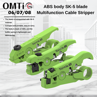 OMTiG Multi-Functional Network Cable Stripper, Stripping Tools For UTP, STP, RG59, RG6, RG7, RG11