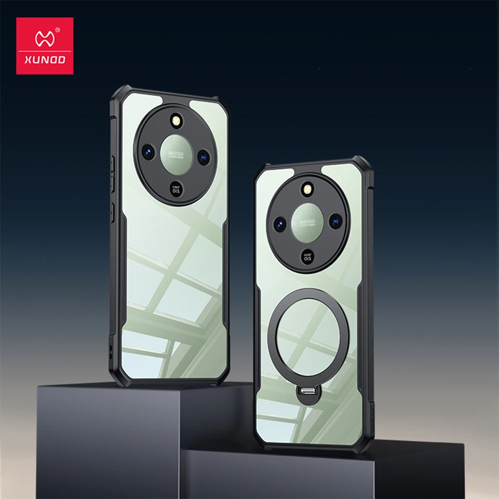 Xundd Schutzhülle für Honor X9d 5G X70 Magic 8 Lite, Airbag-Stoßschutz, Kameraschutz, TPU+Acryl-Rückseite, Streifenmuster, transparente Abdeckung
