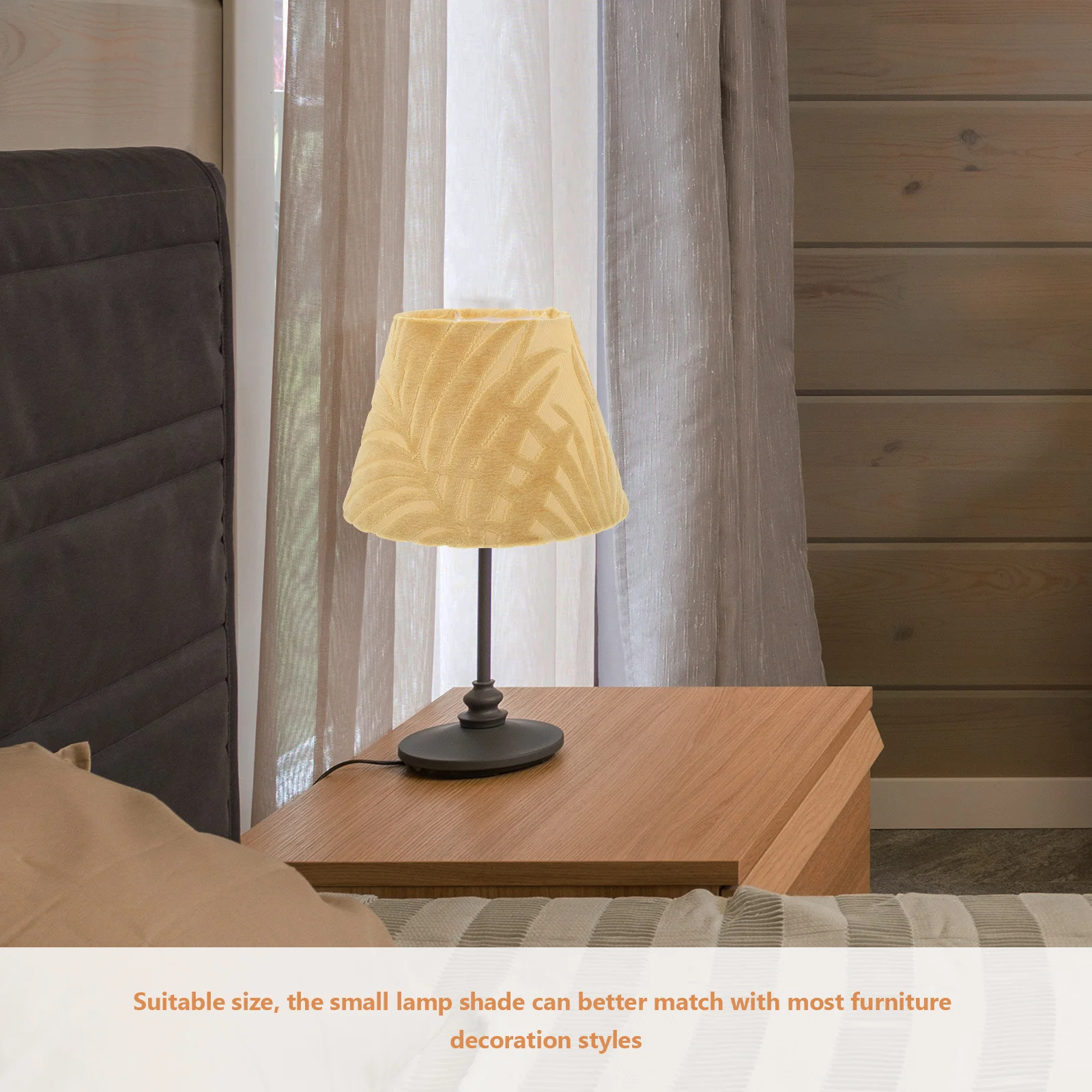

Simple Color Anti Glare Lampshade Small Table Lamp Shade Easy Install Smooth Touch Long Lasting Light Cover Lamp Shade