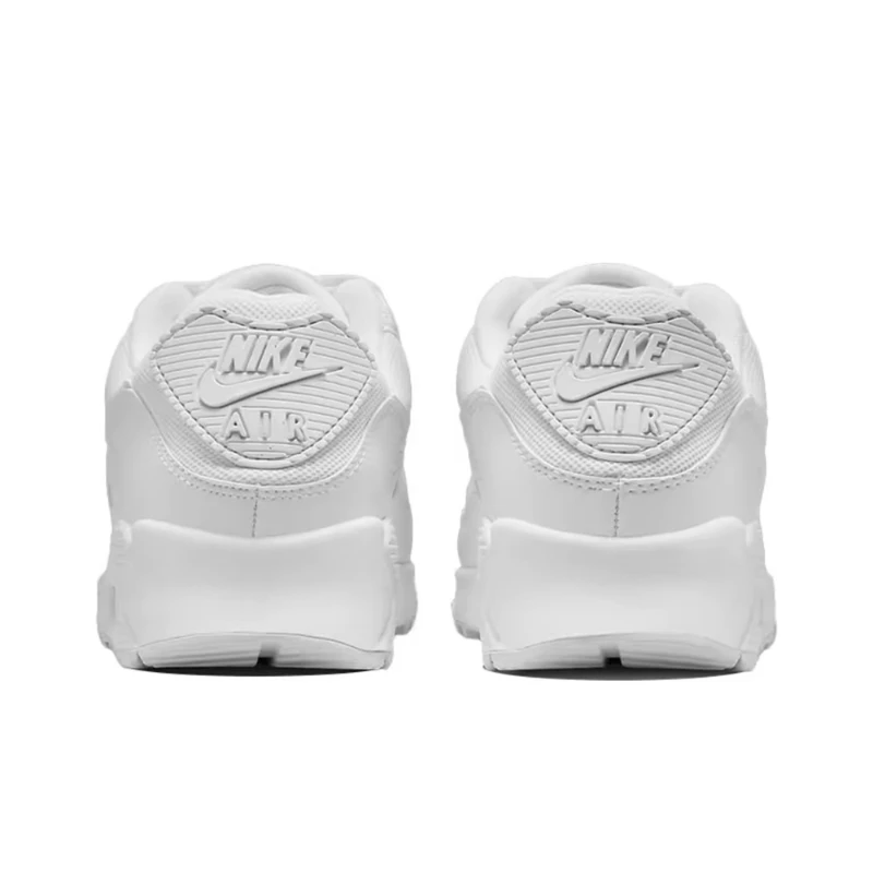 Женские кроссовки Nike Air Max 90 Next Nature на воздушной подушке с вентиляцией в стиле ретро, нескользящие кроссовки для отдыха с низким вырезом, белые DH8010-100