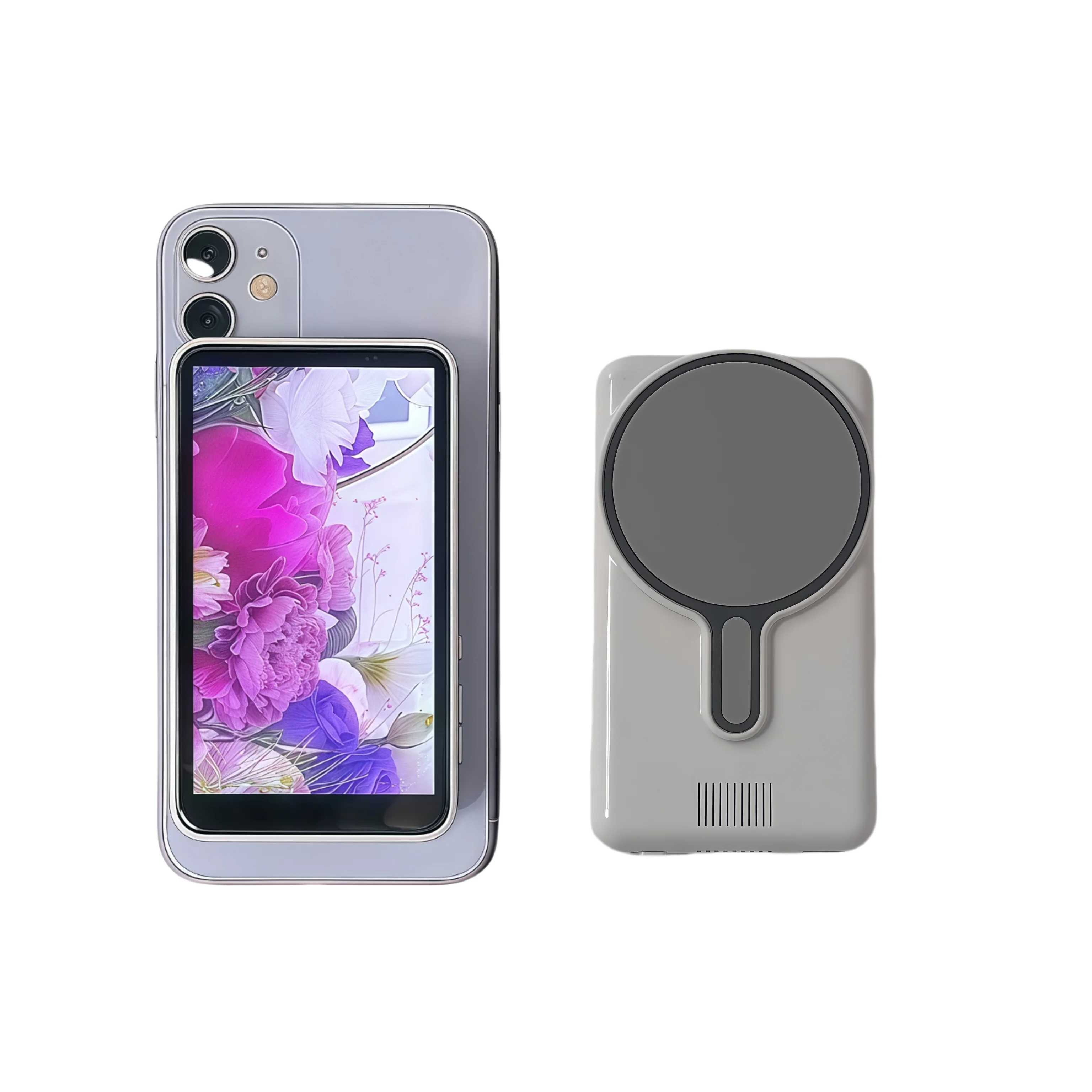 Suitable for iPhone and Android Smart Magnetic Wireless Phone Vlog Selfie Monitor Screen