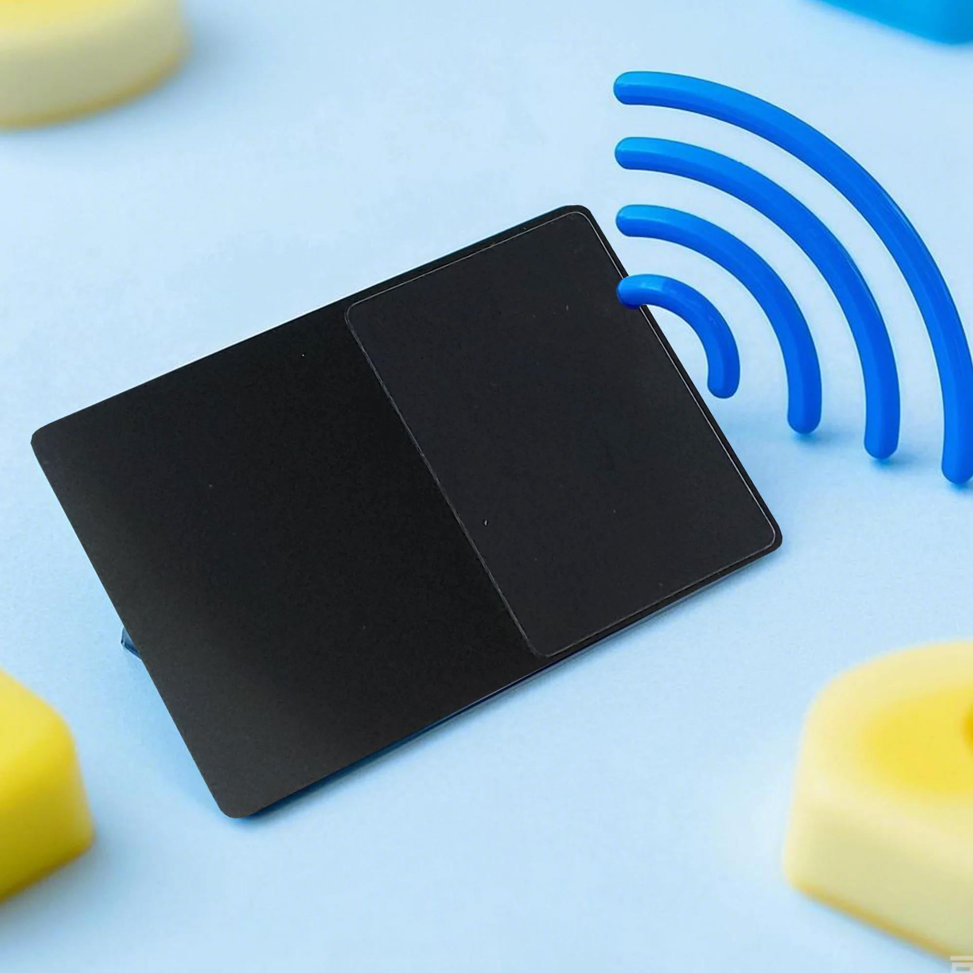 Laserdruckbare NFC-Metallkarte mit 215-Chip, 13,56 MHz, 504 Bytes, leere, nicht maßgeschneiderte Karte, kompatibel mit Android iOS