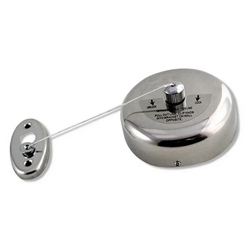 Wysuwany Wieszak na Pranie Suszarka do Ubrań Organizer Stal Nierdzewna Suszarka do Ubrań Sznurek do Suszenia Ubrań Przechowywanie Domowe