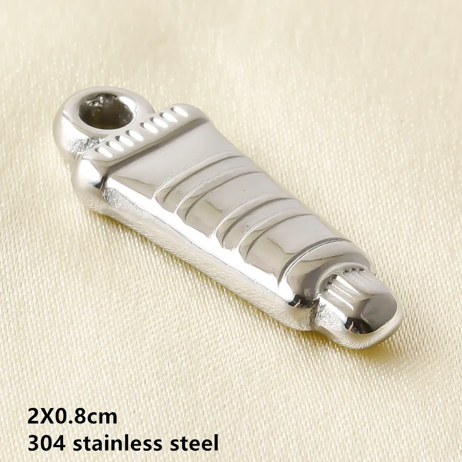 5 Stück Edelstahl-Kamm- und Scherenanhänger für Schmuckherstellung, anlaufgeschützt, DIY-Metallanhänger für Ohrringe und Taschen-Dekoration – Detail 15