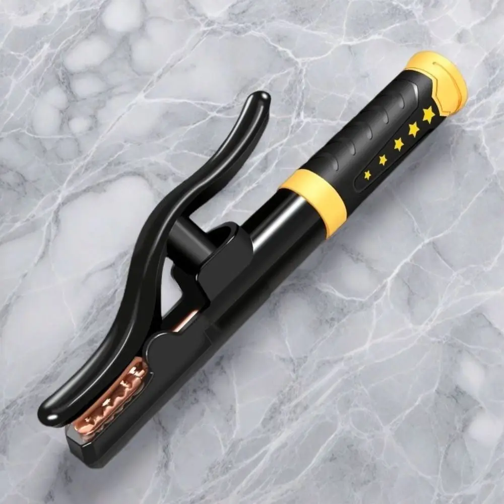 Heat Resistant Welding Tongs Insulated Handle Heavy Duty Welding Electrode Holder Labor-Saving Design 800A