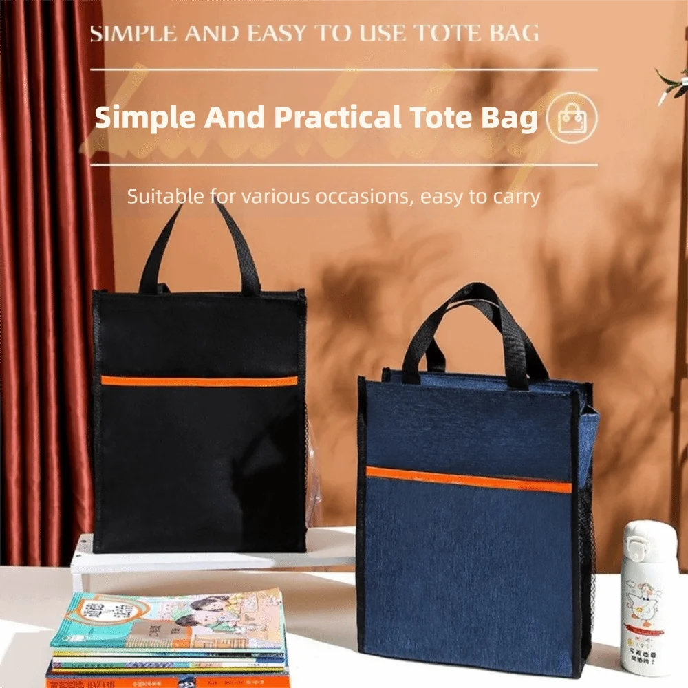 High Quality Cation Student Handbag Durable Spacious Business Briefcase Office Tote Bag Tutoring Class