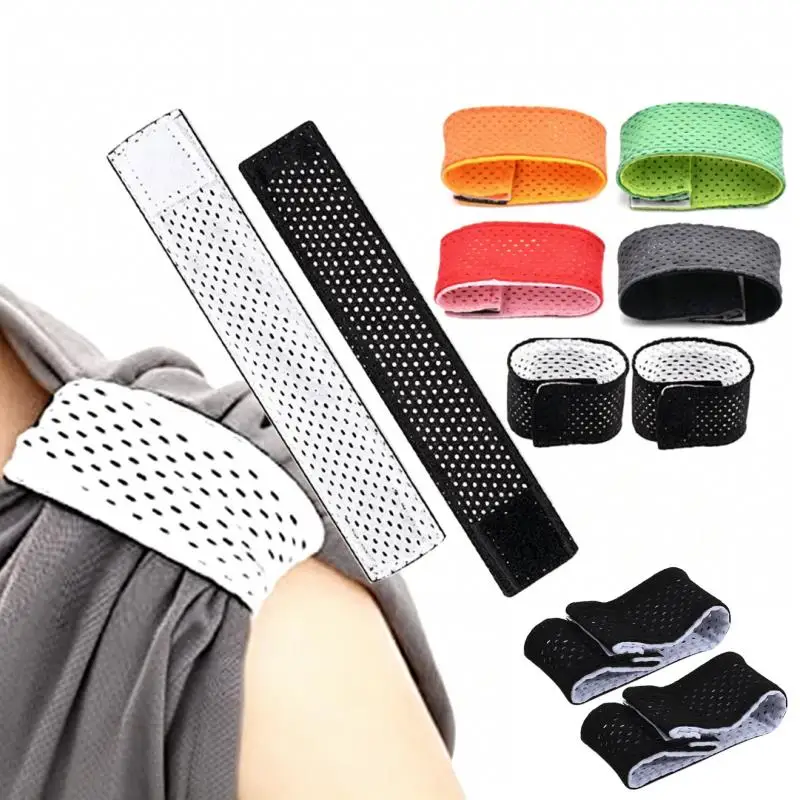 

1Pairs Softball Sleeve Bands Sleeve Holders Soccer Softball Sleeve Ties With Hook And Loop Fasteners Sleeve Straps Black