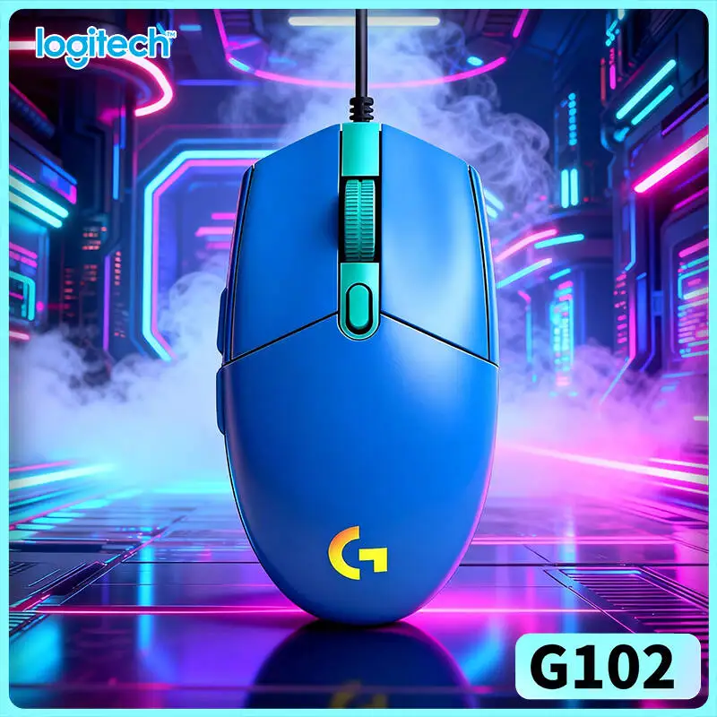 

Игровая мышь Logitech G102 проводная, с высокоточным сенсором HERO, механическими кнопками и RGB-подсветкой для игр, работы и мультитаскинга
