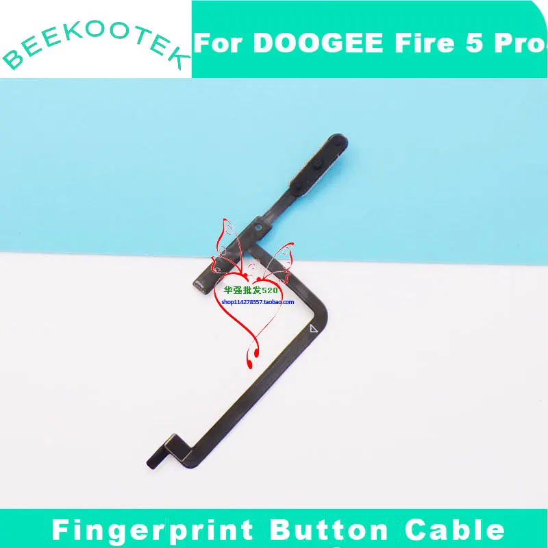New Original DOOGEE Fire 7 Fire 5 Pro Fingerprint Button Sensor Cable flex FPC For DOOGEE Fire 5 Pro Smart Phone