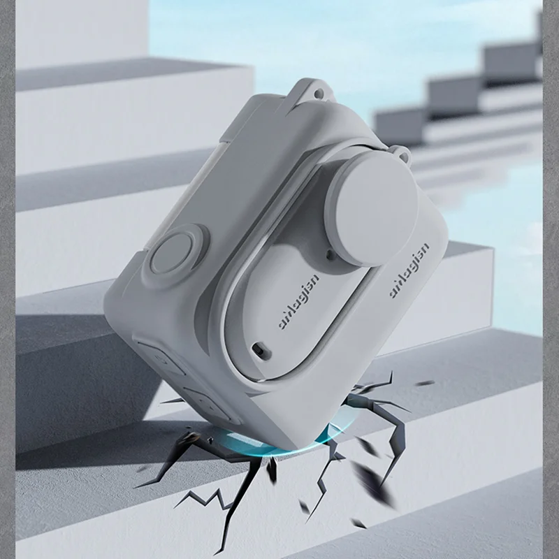 حافظة واقية سيليكون لـ Insta360 GO3S ، مضاد للخدش ، غلاف حماية شامل ، مقاوم للغبار ، مضاد للصدأ ، ملحق كاميرا الإبهام 3s