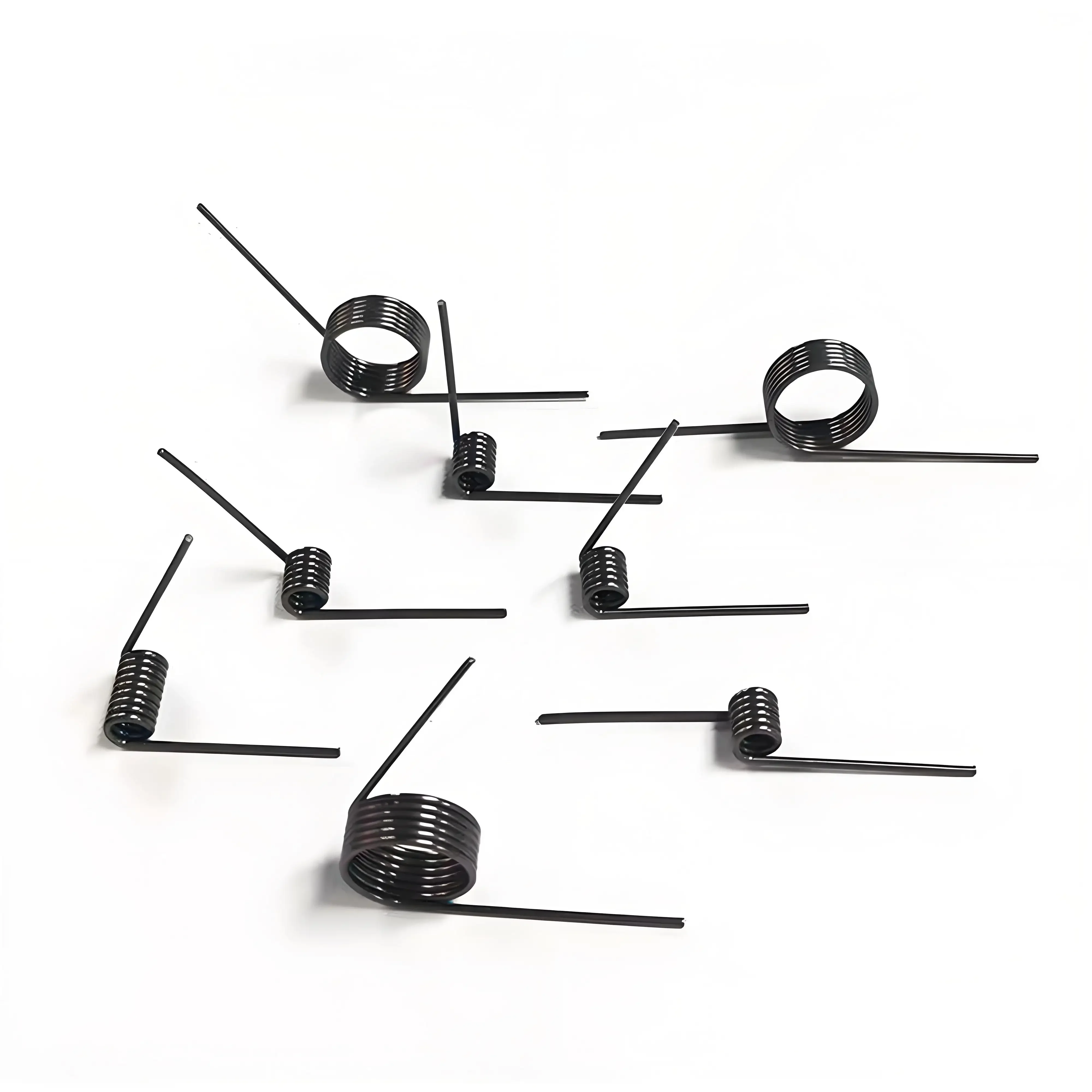 10 قطعة V نوع التواء الينابيع 0.8 مللي متر سلك قطر 3/6/9 لفات متنوعة التواء الينابيع 180/120/90/60 درجة المعادن مخصص الربيع