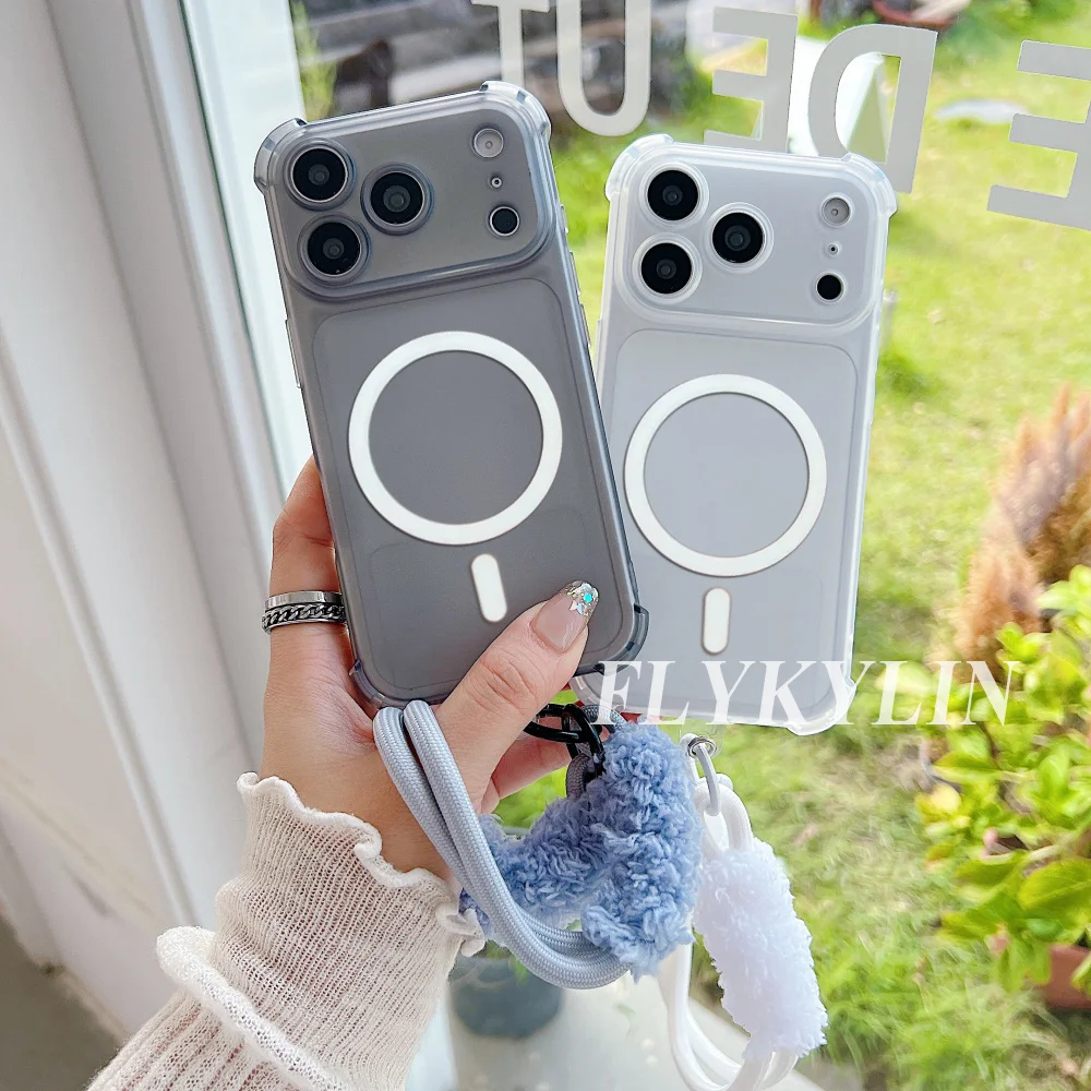 For INFINIX Hot 70 60 Pro Plus 60i 50i 30i 40 30 10 9 Play Smart 20 10 Lite Plus Hand Strap With Magnetic Skin Feel Phone Case