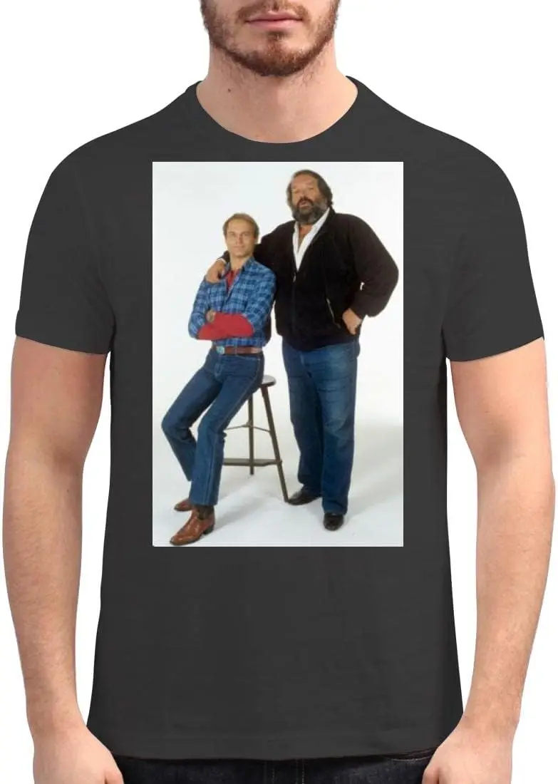 Bud Spencer-t-shirt grafica morbida da uomo PDI # PIDP1027573