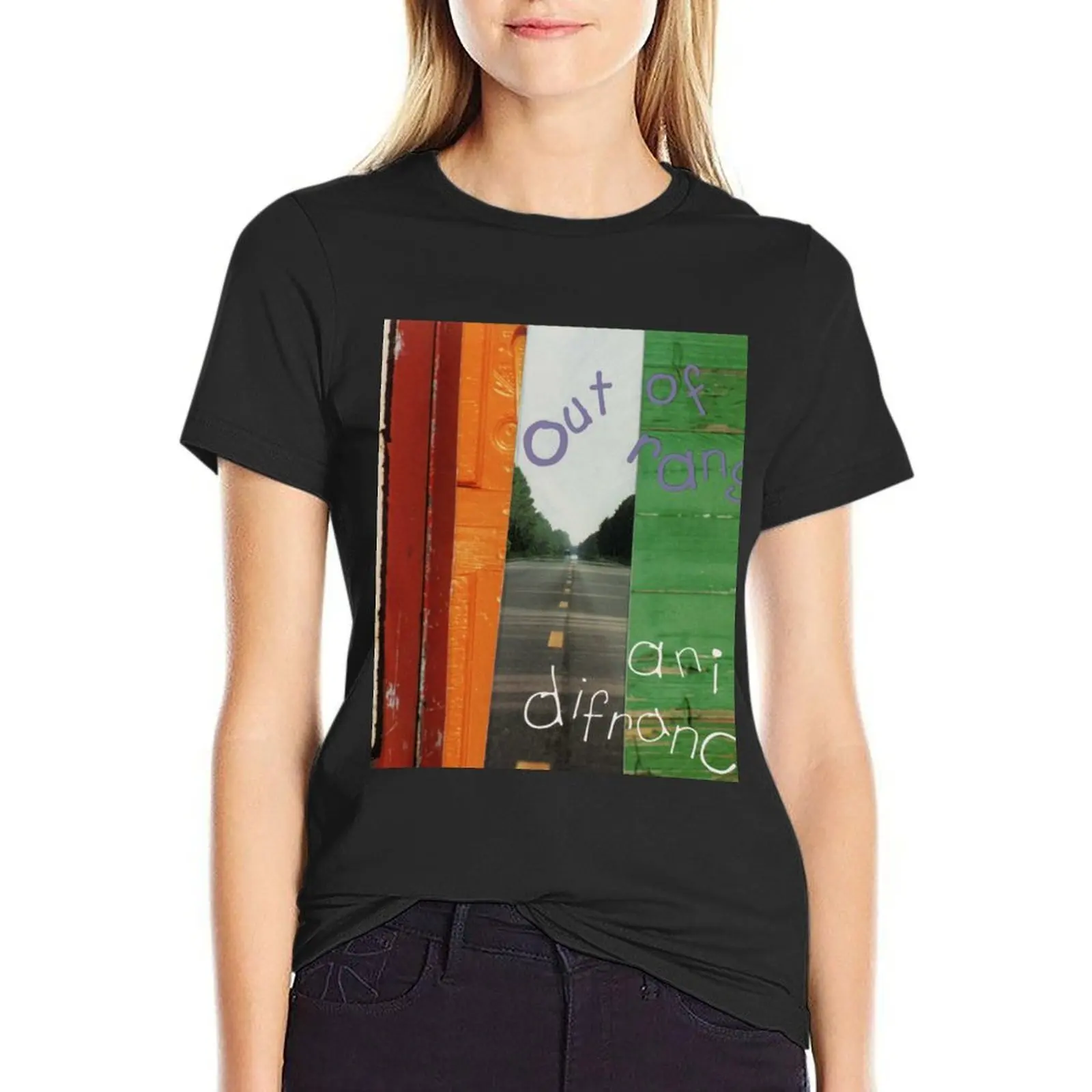 

Out of range T-Shirt summer tops sublime funnys oversized graphic t-shirts for Women