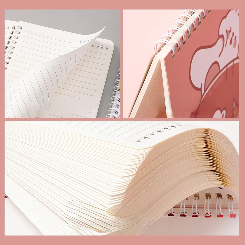 1pcs A5 Cartoon Rabbit Coil Notebook Cute Girl Journal Notebook Kawaii Diary Sketchbook Office Accessories