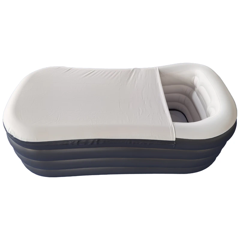 ectangle 82*152*46Cm Portable Inflatable Folding Luxury Bathtub for Adult