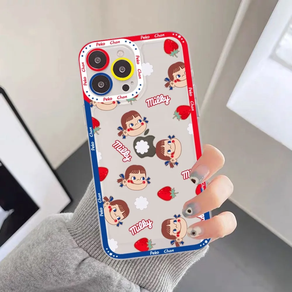 Cartoon Peko Chan Phone Case For Samsung A 10 20 30 70 13 21 32 72 22 51 52 53 71 73 32 4g 32 5g Fundas