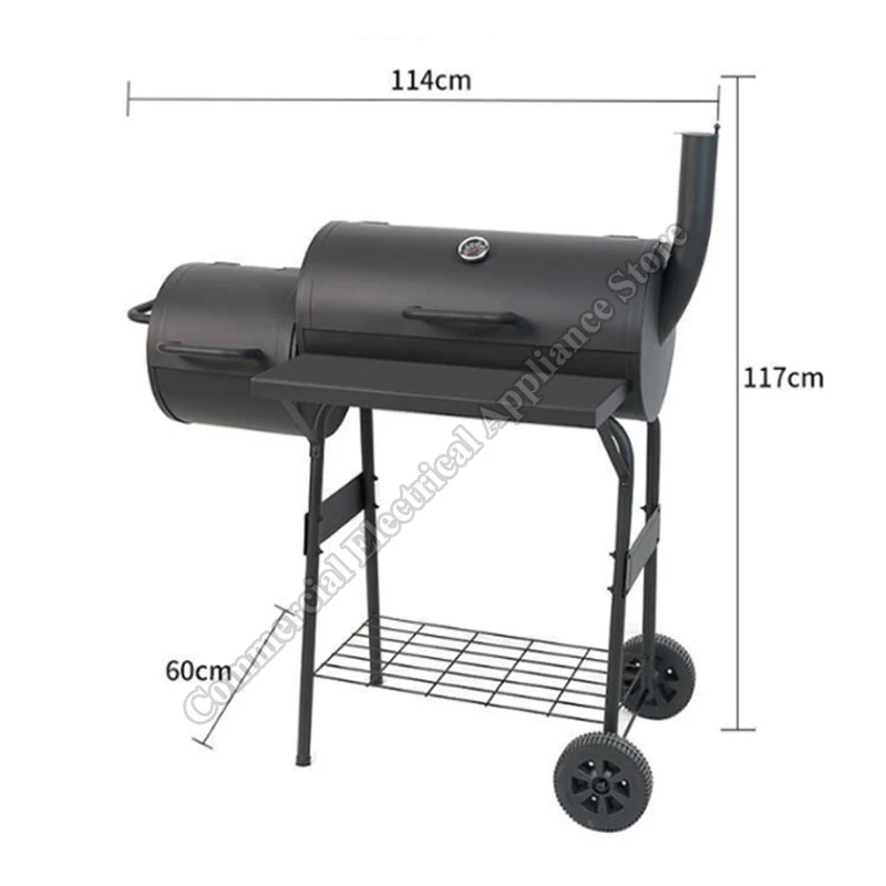 ย่างบาร์บีคิวกลางแจ้งเตาถ่านในครัวเรือนย่างบาร์บีคิวอเมริกันสวนย่างบาร์บีคิว Chimney Mother Grill