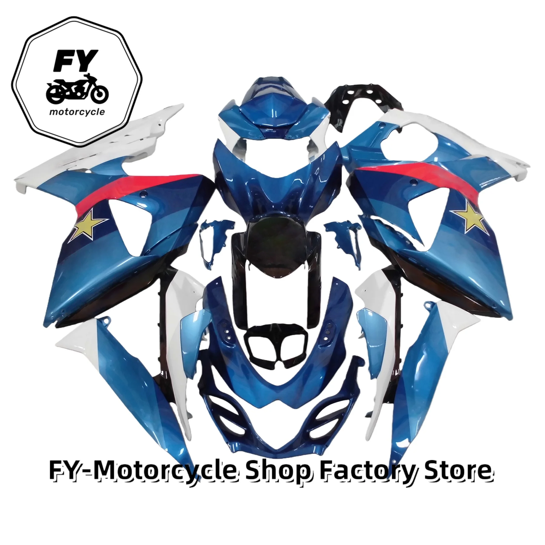Full Fairing Assembly Kit Fit For Suzuki GSXR1000 K9 09-16 ABS Injection Pre-Drilled Complete Motorcycle Bodywork Set