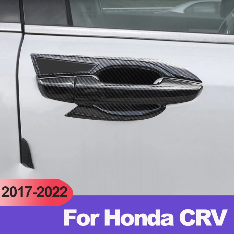 

For Honda crv CR-V 2017 2018 2019 2020 2021 2022 ABS Car External Door Handle Bowl Cover Trim Sticker Protection Accessories