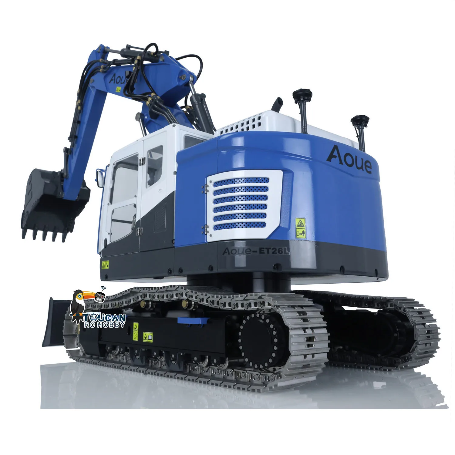 LESU Metal RC Shovel 1/14 Aoue ET26L Hydraulic Assembled Radio Controlled Excavator GPS Digger Model Toys THZH1326