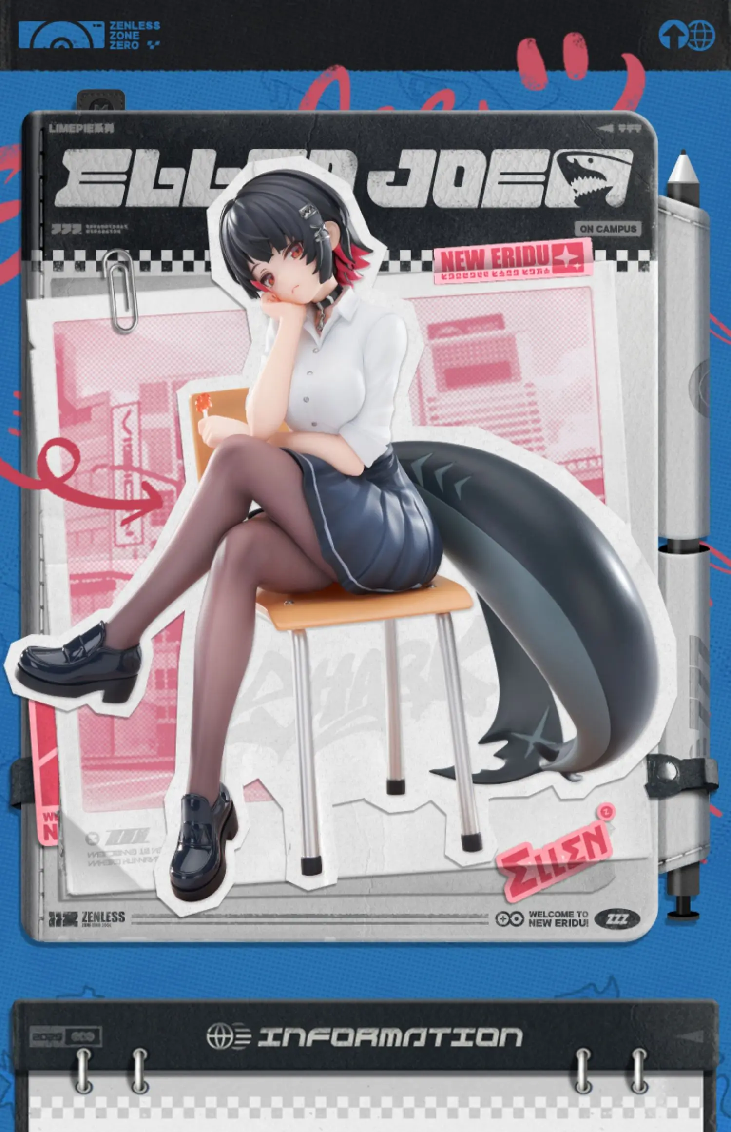 متوفر في المخزون APEX/Zero LIMEPIE Aileen Joe من الاثنين إلى الجمعة 1/8 الشكل ثلاثة Z مجموعة شخصيات الحركة الهدايا