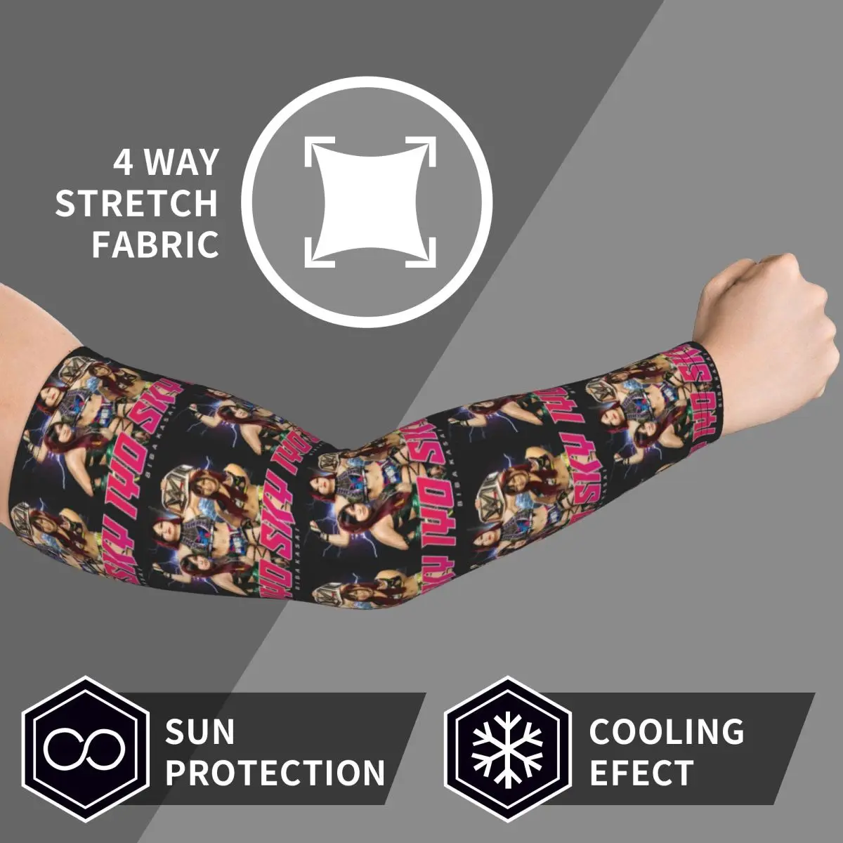 Iyo Небо Рукава Мужчины Женщины Солнце УФ-защита Татуировки Прикрытие Спорт Охлаждение Велоспорт