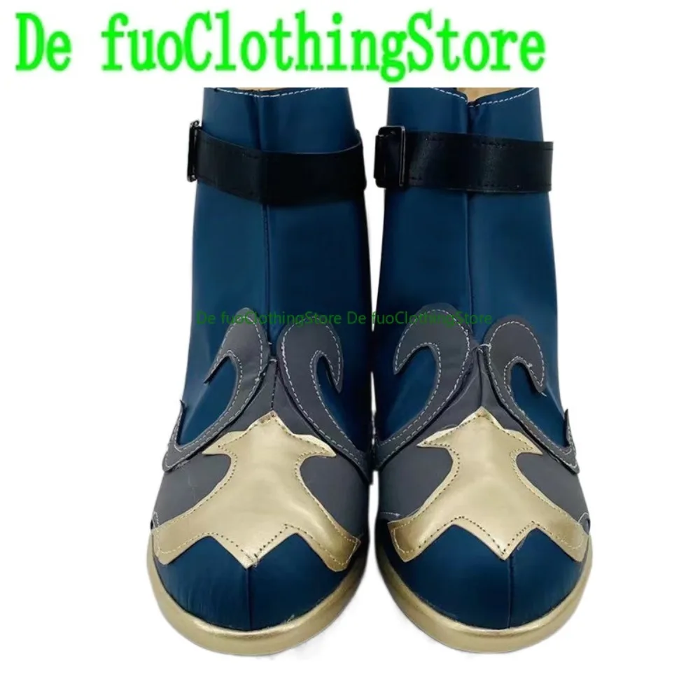 

Clothing Genshin Impact Neuvillette Cosplay Shoes Anime Game Role-playing Halloween Party Costumes DefuoShoes Boots