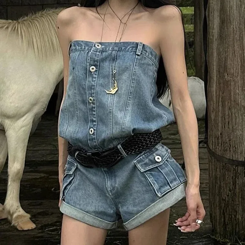 

Summer Women Y2k Streetwear Gyaru Harajuku Fashion Grunge Vintage Coquette Low Rise 2000s Jean Shorts Denim Hot Pants Japanese