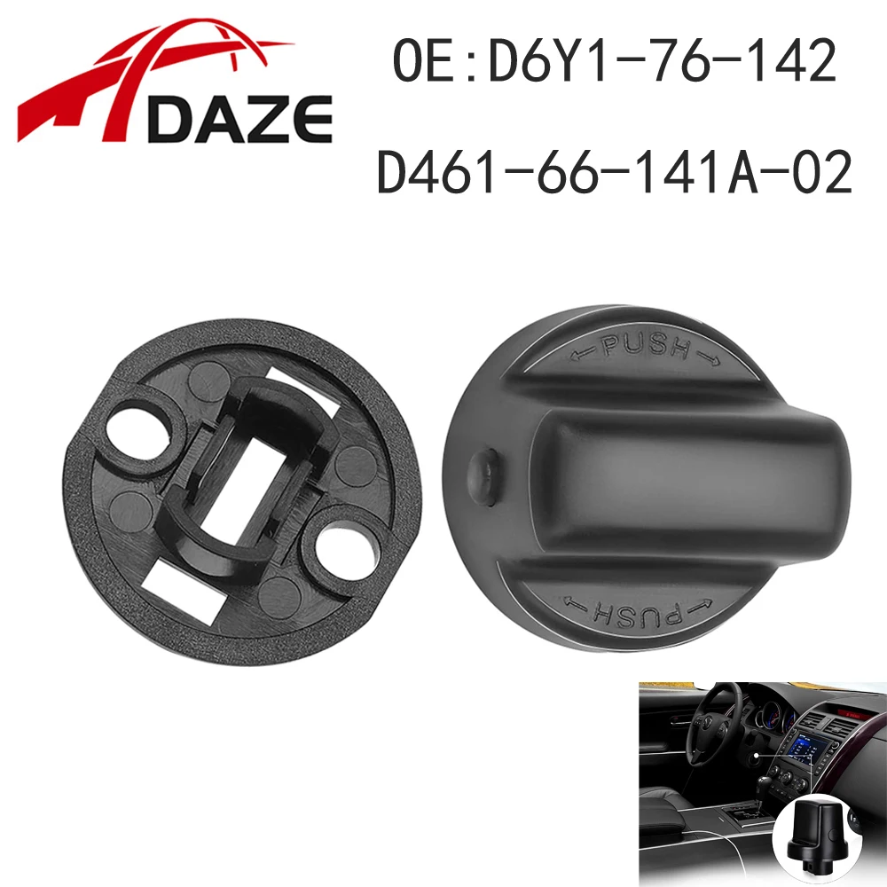 DAZE D461-66-141A-02 D6Y1-76-142 manopola chiave di accensione interruttore di svolta a pressione e Set di inserti per 07-15 Mazda CX-9 06-07 Mazda