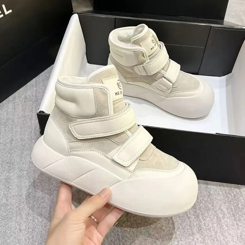 2023 New Fashion Women\'s Boots Women\'s Boots Solid Color Low Heels Winter Shoes Round Toe Designer Flat Heel Ankle Boots
