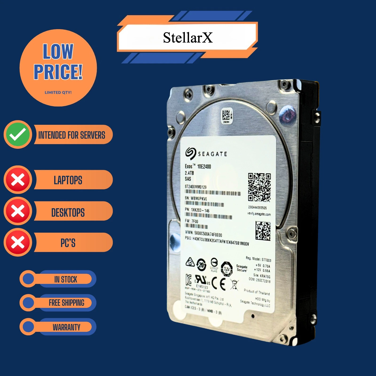 Seagate Exos 10E240…