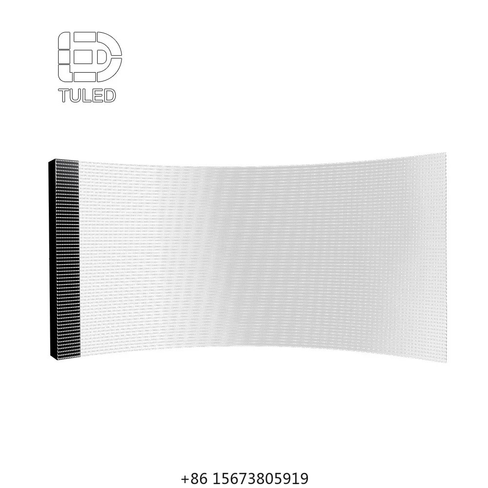 

High Brightness HD Customized Size Transparent LED Screen Display LED Film Screen for Glass Advertising