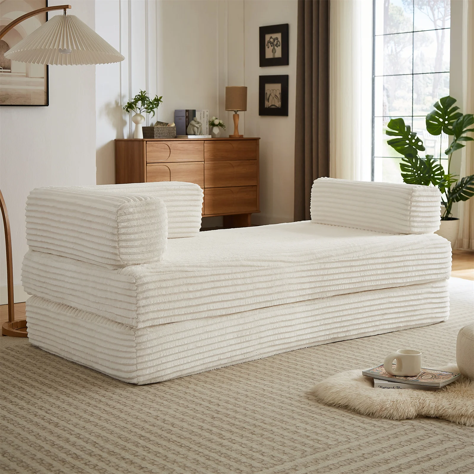 Modular Sectional Sofa Loveseat Sofa Convertible Folding Sleeper Sofa Couch for Living Room