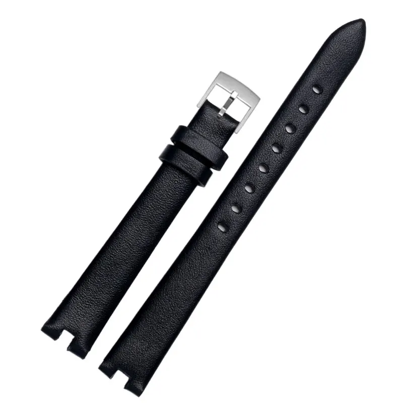 For Garmin Genuine Genuine Leather Strap for women Lily Notch Watchband Series Intelligent Sports Soft Plain Watch Band 14mm